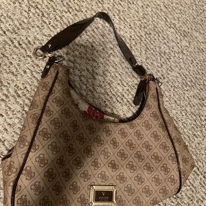 Guess brown shoulder bag